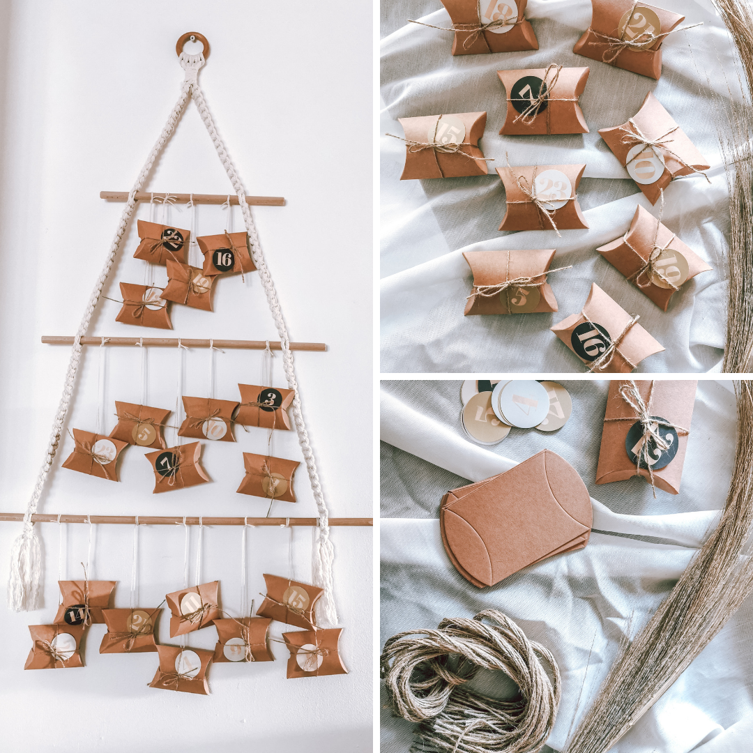 Makramee DIY Kit – Adventskalender zum Befüllen | Material & Anleitung