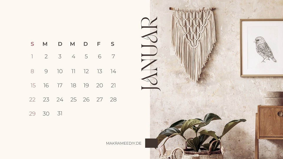 Makramee Kalender 2023