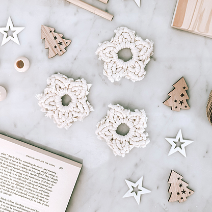 Makramee DIY Kit – Stern Anhänger | Weihnachtsdeko selber machen