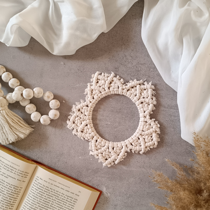 Makramee Kranz DIY Set „Boho Bloom“ – Material & Schritt-für-Schritt Anleitung