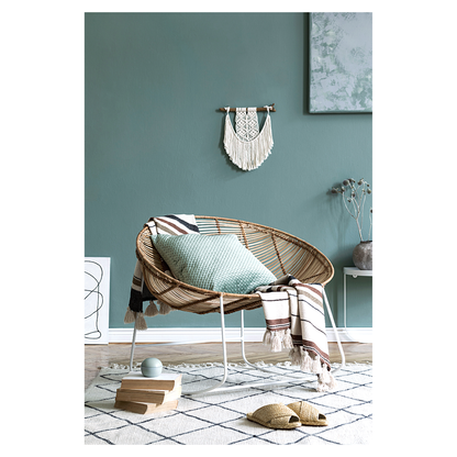 Makramee Wandbehang DIY Kit – Boho Halbmond Design "Inga"