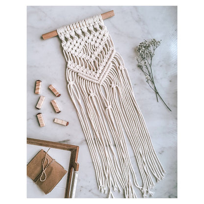 Makramee DIY Kit „Mini Wandbehang“ | Anfängerfreundlich | inkl. Material & Anleitung