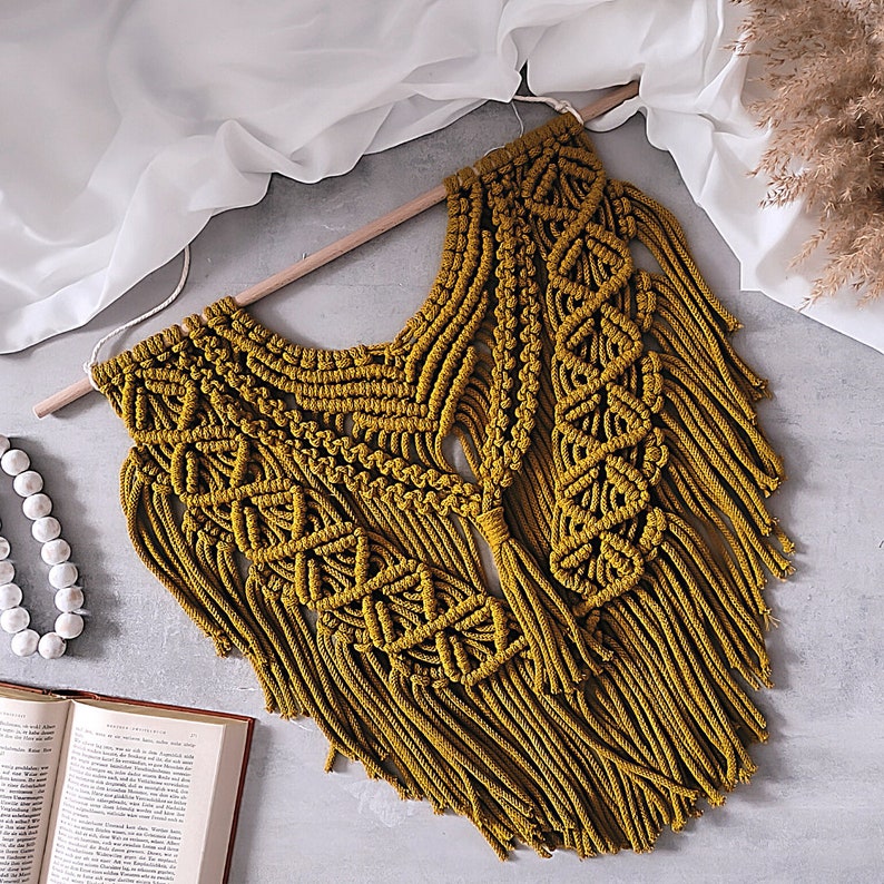 Makramee DIY Kit – Boho Wandbehang knüpfen | inkl. Material & Anleitung